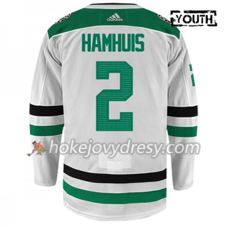 Dětské Hokejový Dres Dallas Stars DAN HAMHUIS 2 Adidas Bílá Authentic